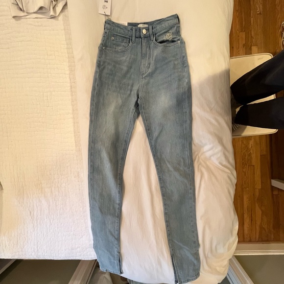 Brand New WeWoreWhat Stiletto Slit skinny jeans - Picture 7 of 9